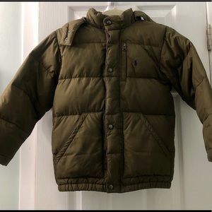 Boys Polo Ralph Lauren Down Puffer Coat Size 7